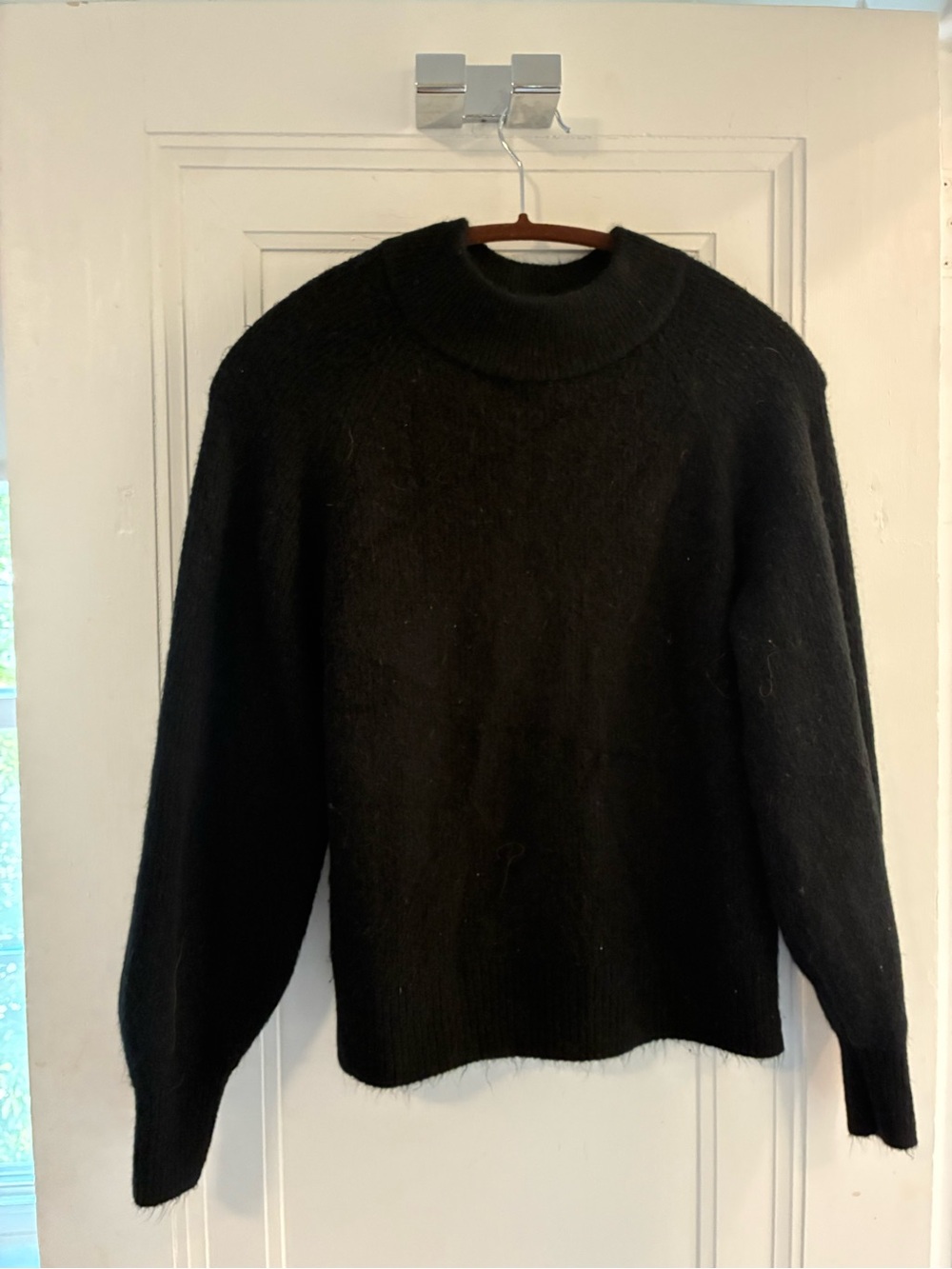 GAP Black Funnel Neck Cozy Sweater